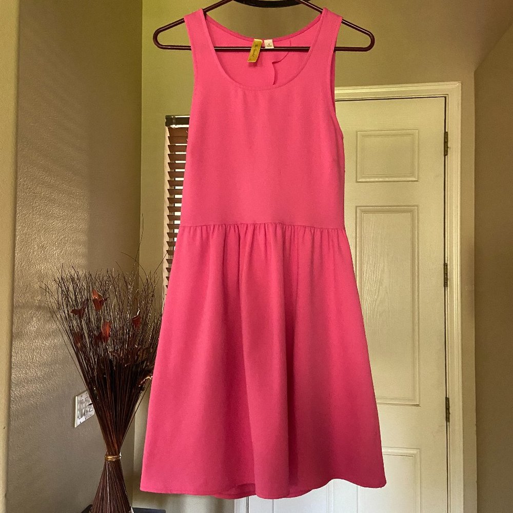 Backless Pink Dress